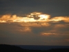 Sonnenuntergang nach einem Gewitter